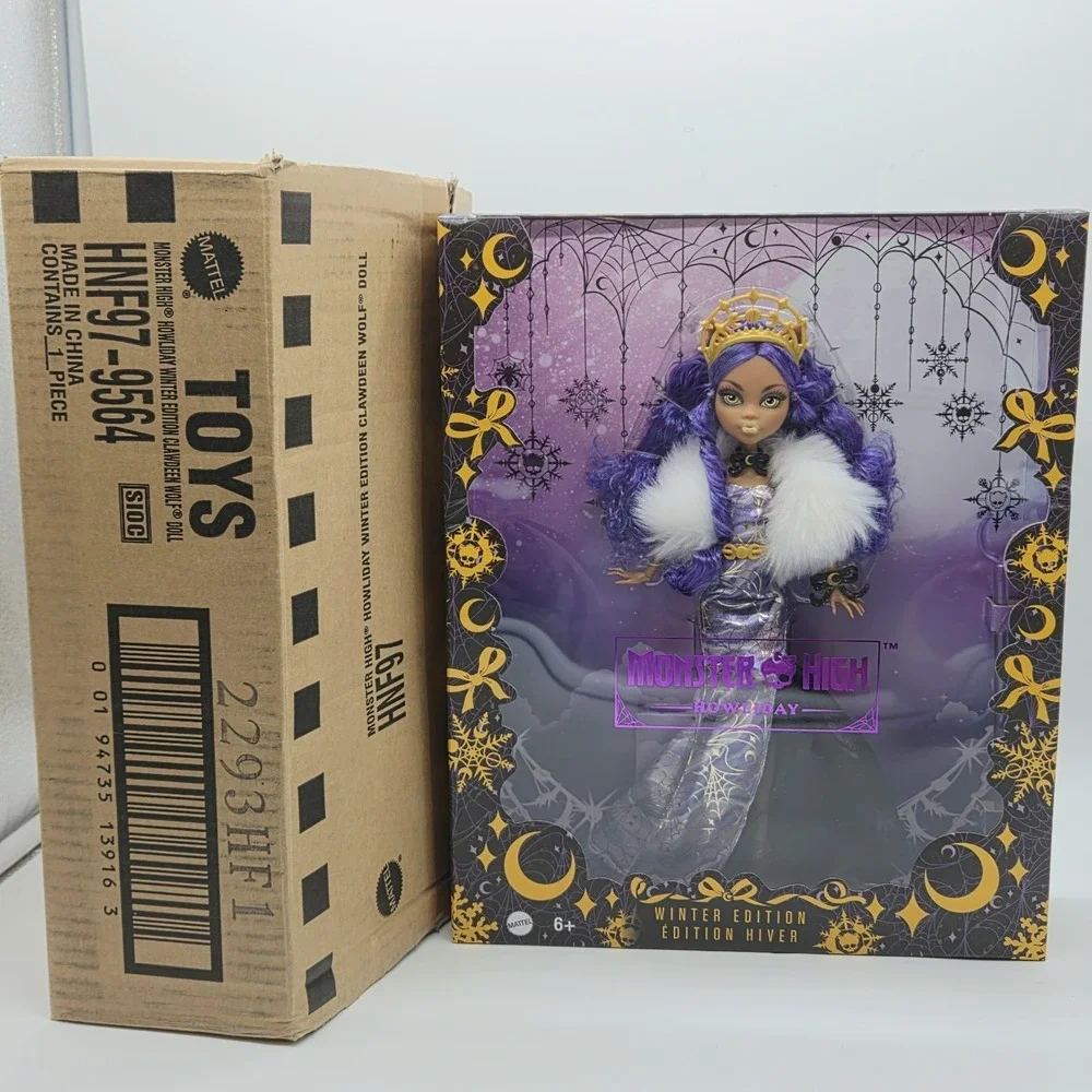 NEW Monster High Clawdeen Wolf Howliday Winter Edition Doll 2023 Mattel Shipper